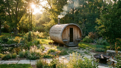 Using a Barrel Sauna for Post-Workout Recovery in a Small Backyard